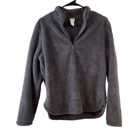 H&M Purple Fleece Pullover Sweater Size Small - Picture 1 of 3